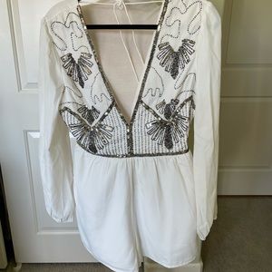 Nasty Gal Sequined Romper